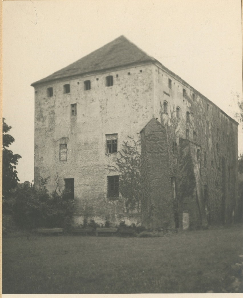 Zamek Książąt Pomorskich od strony zachodniej (1947)