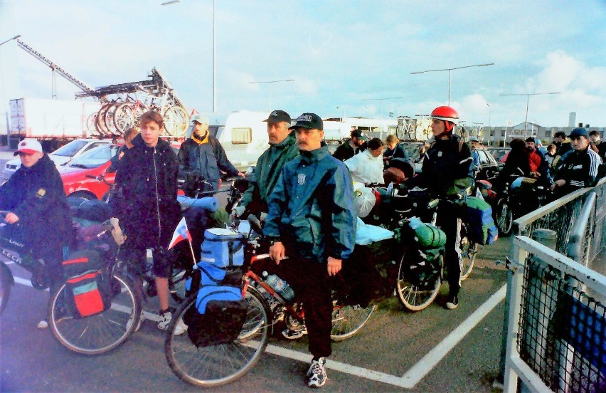 Tak w 1998 roku wracaliśmy z wprawy na Bornholm