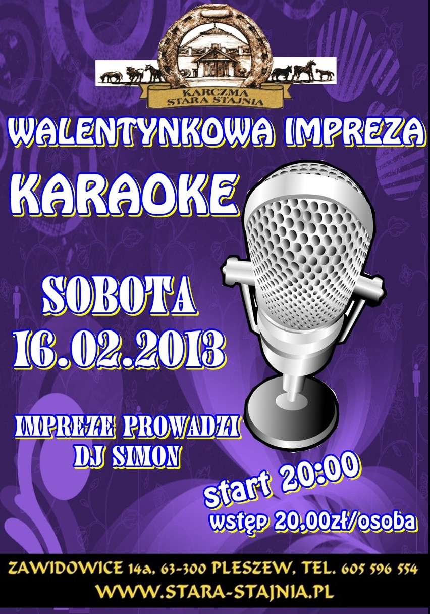 Walentynkowe karaoke w Starej Stajni