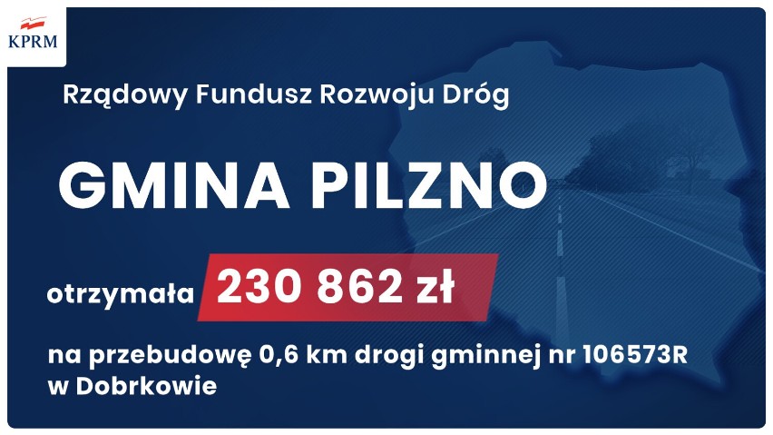 Ponad 7 mln trafi do gmin i powiatu dębickiego z Rządowego Funduszu Rozwoju Dróg