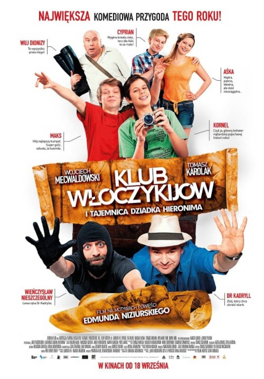 Klub Włóczykijów
Polska /komedia przygodowa/od lat 7/110...