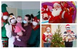 Boże Narodzenie 2021. Tak wyglądały wizyty Mikołaja u najmłodszych pacjentów szpitala w Grudziądzu. Zobacz zdjęcia