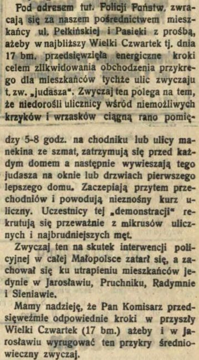 "Tygodnik jarosławski", 30 kwietnia 1930