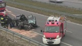 Wypadek na autostradzie A2: zginęły dwie osoby. Zablokowana droga w kierunku Warszawy