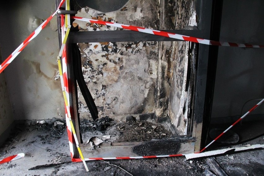 Pożar w bloku w Namysłowie. To było podpalenie.