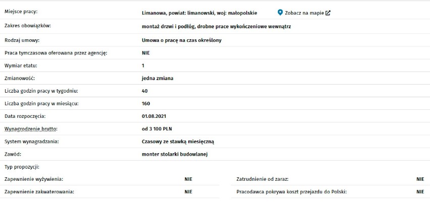 MONTAŻYSTA - DOPOSAŻENIE 
Numer: S t P r / 2 1 / 1 2 0...