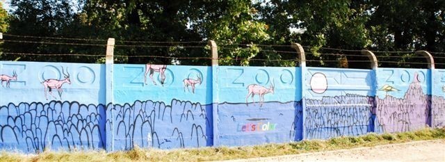 Wrocław: Graffiti na murach zoo (ZDJĘCIA INTERNAUTY)