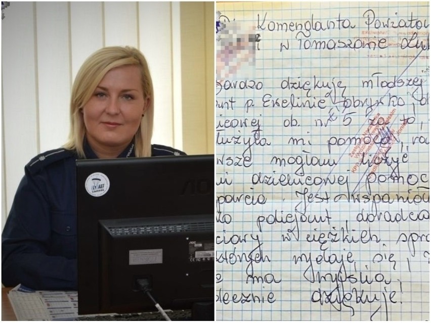 Żona alkoholika we wzruszającym liście dziękuje policjantce z Tomaszowa Lubelskiego za pomoc 