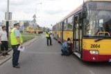 Wypadek autobusu MPK Łódź. Zderzenie na Wyszyńskiego mazdy z autobusem Z10 [ZDJĘCIA]