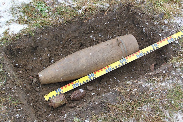 Saperzy znaleźli bombę w Rębiechowie