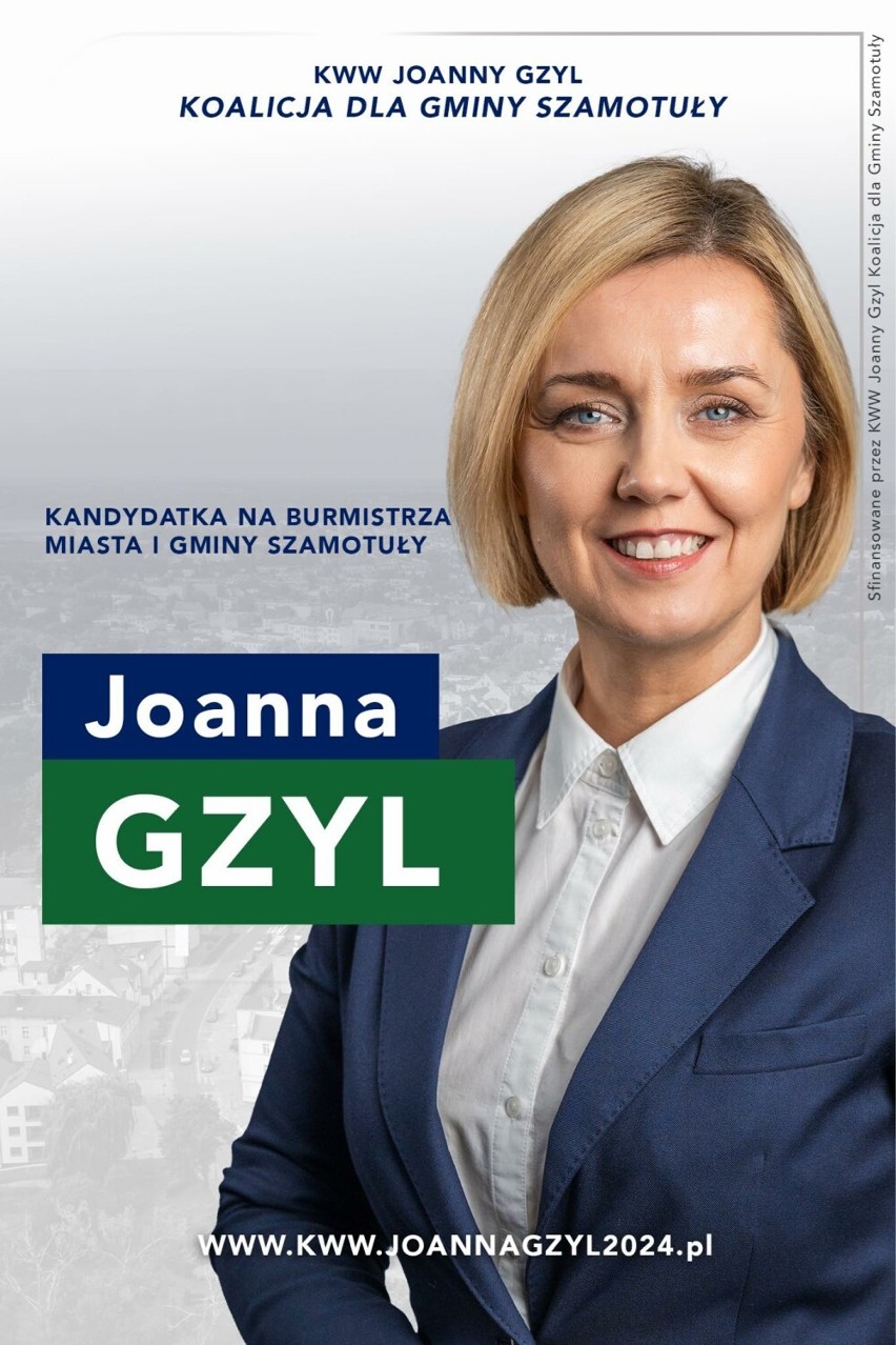 Joanna Gzyl - kandydatka na burmistrza Szamotuł. "Wspólnie możemy przekształcić trudności w możliwości"