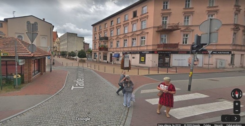 Przyłapani przez Google Street View na ulicach Chojnic. Rozpoznajesz kogoś na zdjęciach?