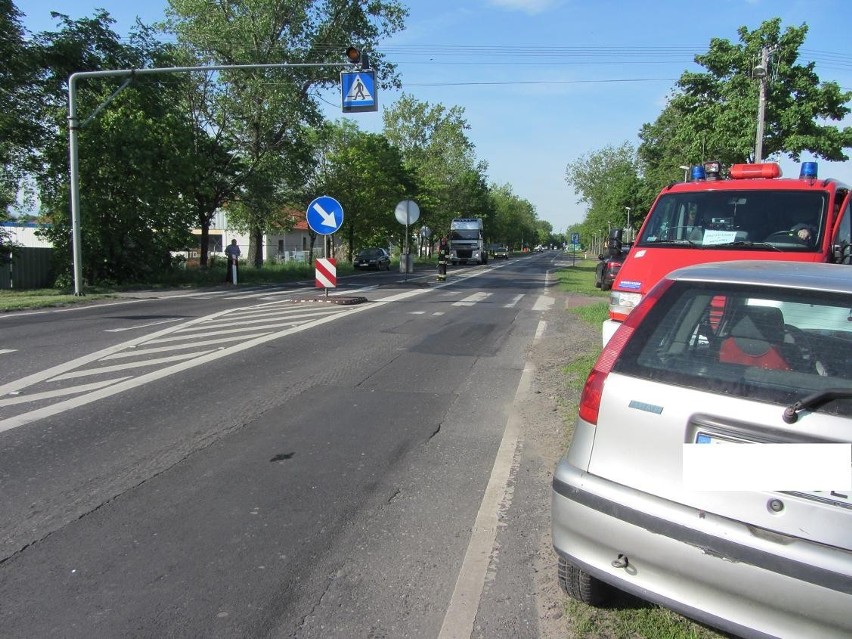 Grodzisk. Kolizja na Zielonogórskiej [FOTO]