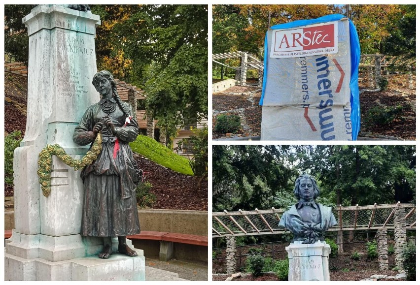 Pomnik Adama Mickiewicza odzyskuje dawny blask