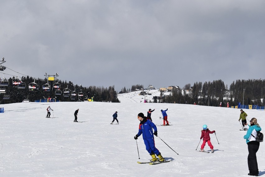 Trasa narciarska na Polanie Szymoszkowej w Zakopanem