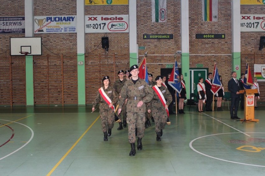 Inauguracja kolejnego rocznika klas mundurowych ZS Opalenica