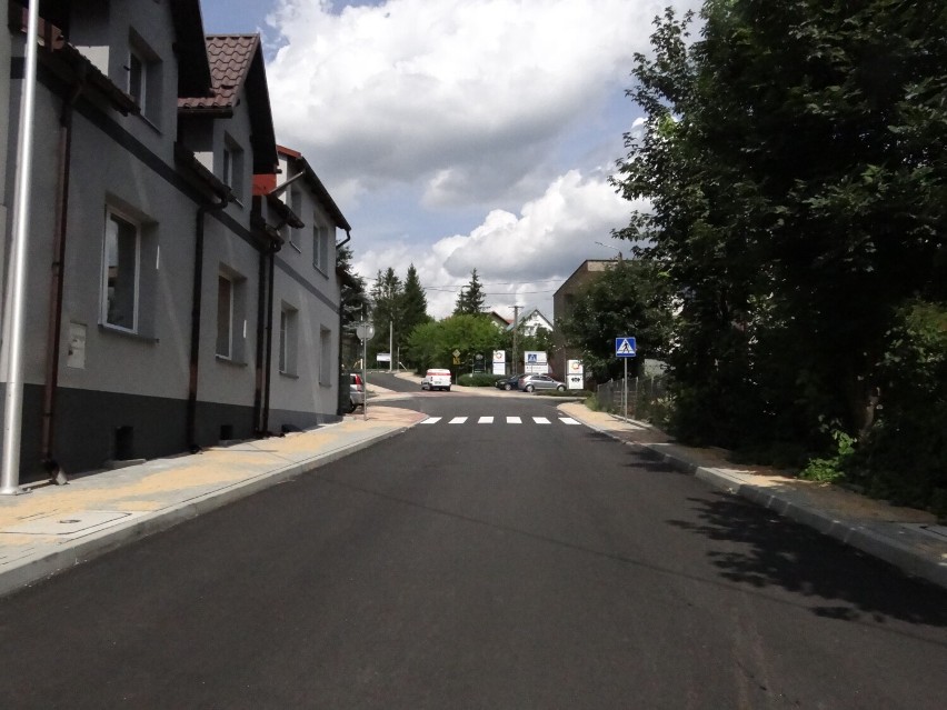Jezdnia na ulicy Słowackiego w Olkuszu