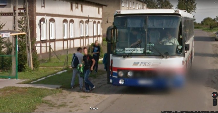 Wioski pod Wągrowcem w obiektywie kamer Google Street View. Przyłapani mieszkańcy i goście 