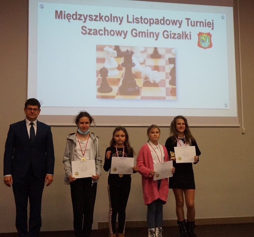 Międzyszkolny Turniej Szachowy w gminie Gizałki