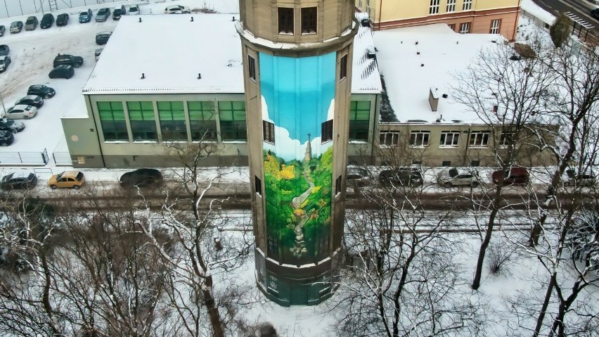 Wyjątkowy mural w Sandomierzu już gotowy