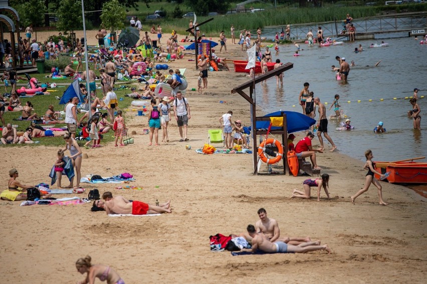 Plaża Dojlidy w Białymstoku jest chętnie odwiedzana przez...