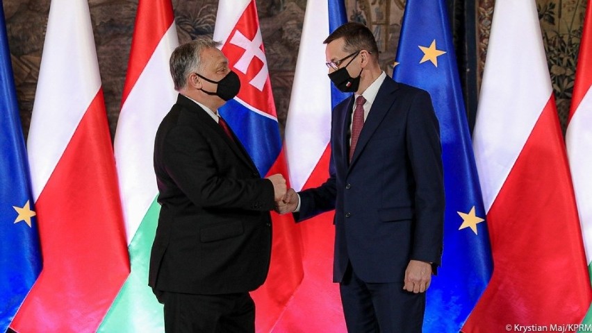 Premier Mateusz Morawiecki i premier Węgier Viktor Orban