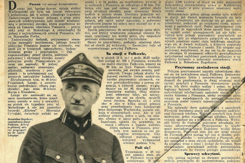 Zdjęcie bohatera opublikowane w "Tajnym Detektywie" nr 33, datowanym na 12 sierpnia 1934 r.