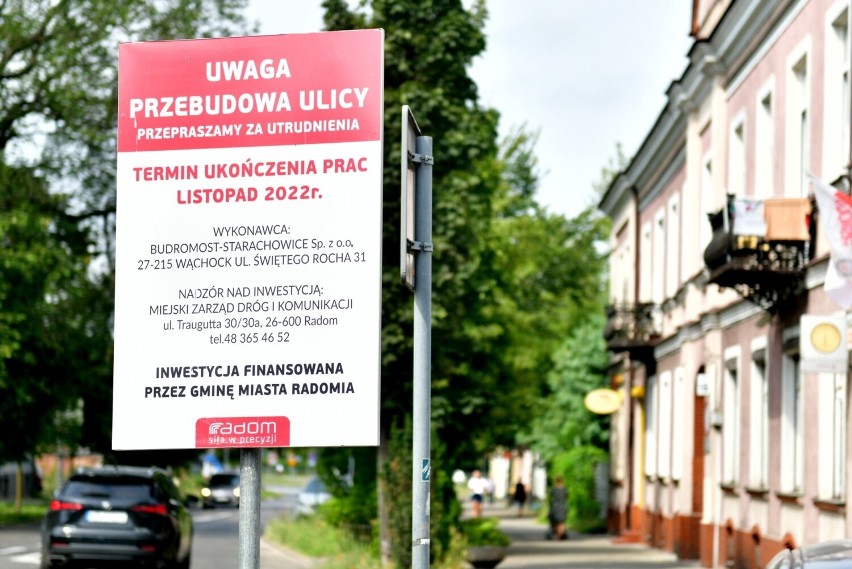 Trwa przebudowa ulicy Wolność w Radomiu. (Zdjęcia)