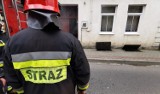 Pożar w budynku mieszkalnym w centrum Dobroszyc