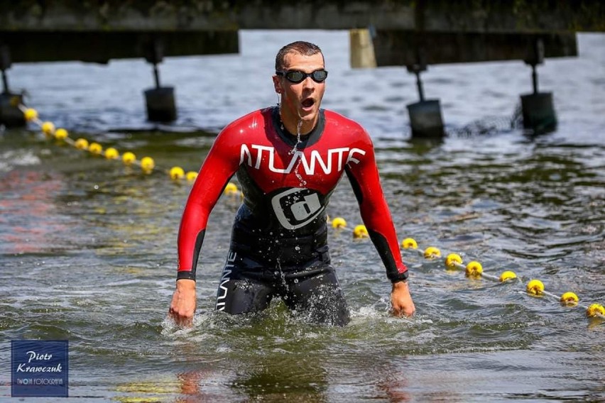 Damian Marciniak w kolejnej edycji zawodów Triathlon Lipiany...