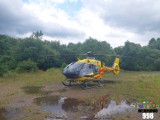 Wejherowo. Potrącenie rowerzysty na ul. Ofiar Piaśnicy. Interweniował helikopter LPR | ZDJĘCIA