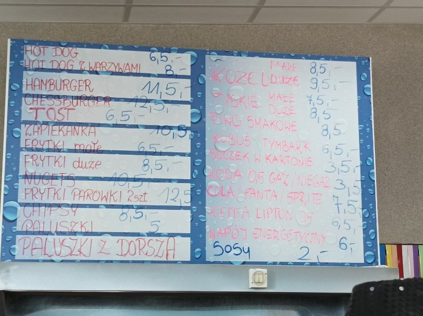 Ceny jedzenia na basenie w Świebodzicach są przystępne