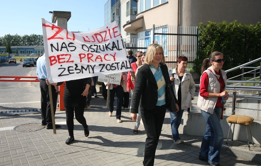 Protest Malmy w Gdańsku. &quot;Nie&quot; pracowników dla decyzji sądu i przejęciu przez Lubellę