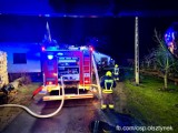 Pożar w bloku w Iławie – Ewakuacja 18 osób, na szczęście bez ofiar