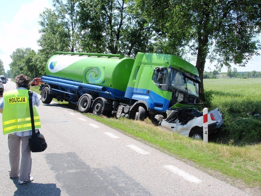 Wypadek na trasie Karwowo - Kobylin