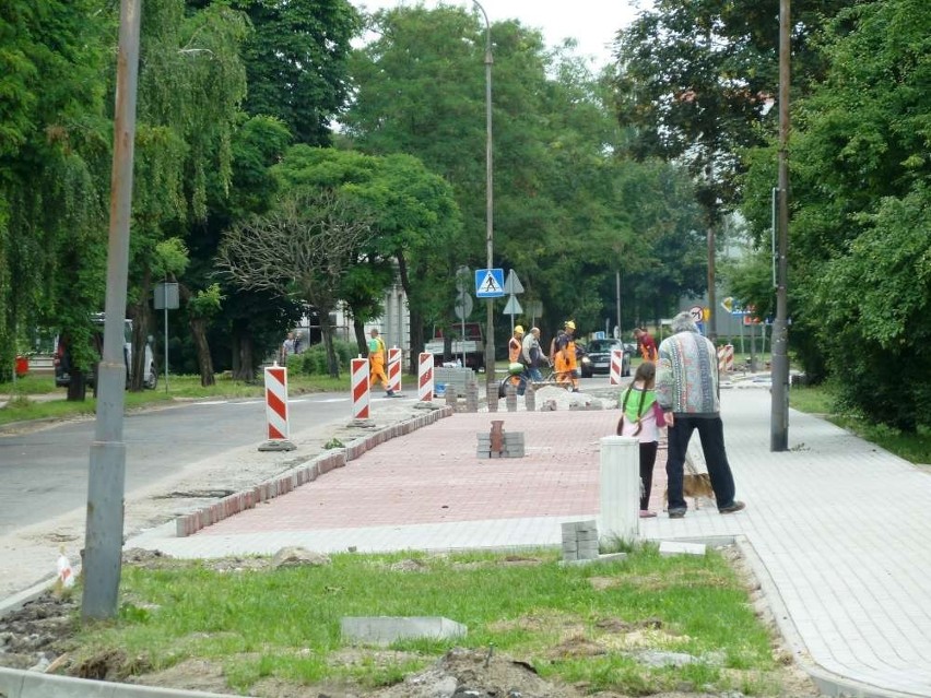 Trwają remonty ulic w Pile