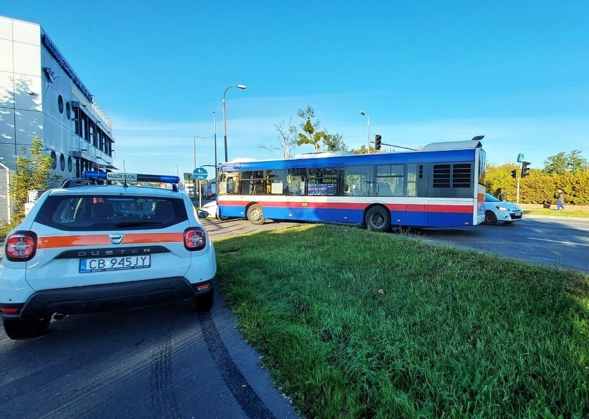 Wypadek przy ul. Szubińskiej w Bydgoszczy. Zderzyły się...