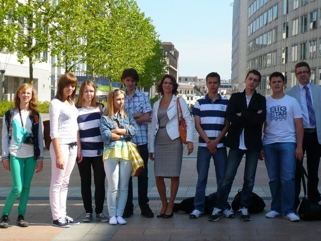 Uczniowie konińskich szkół na wycieczce w Brukseli