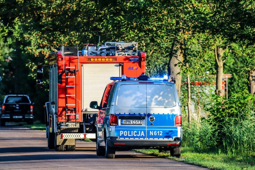 Pożary w powiecie malborskim. W gminie Nowy Staw palił się taras, a w gminie Miłoradz samochód w trakcie jazdy