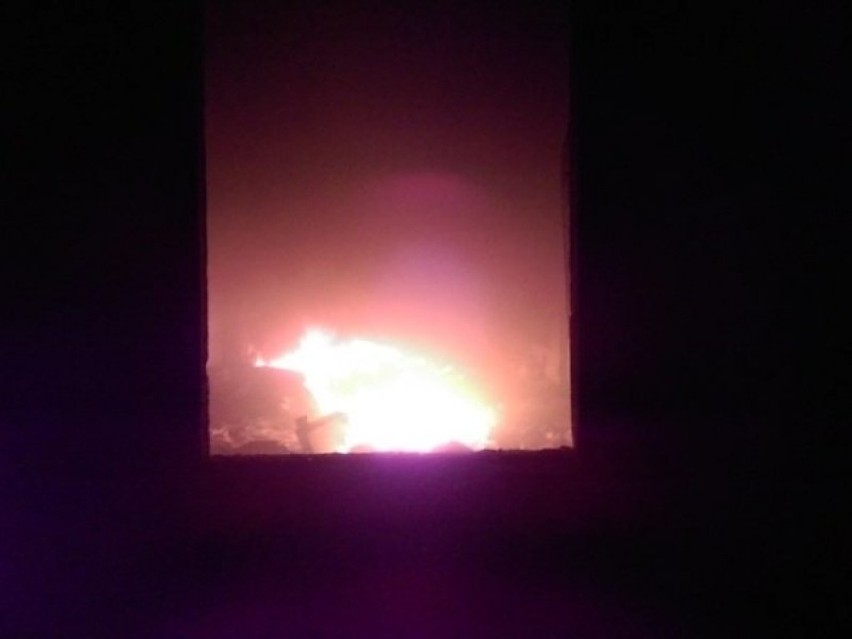 Pożar w pustostanach na Klasztornej w Wejherowie