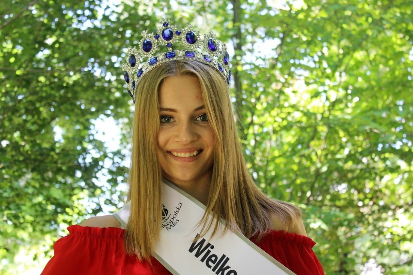 Korona i szarfa Miss Nastolatek Wielkopolski 2019, nadal w posiadaniu zbąszynianki Marty Białeckiej