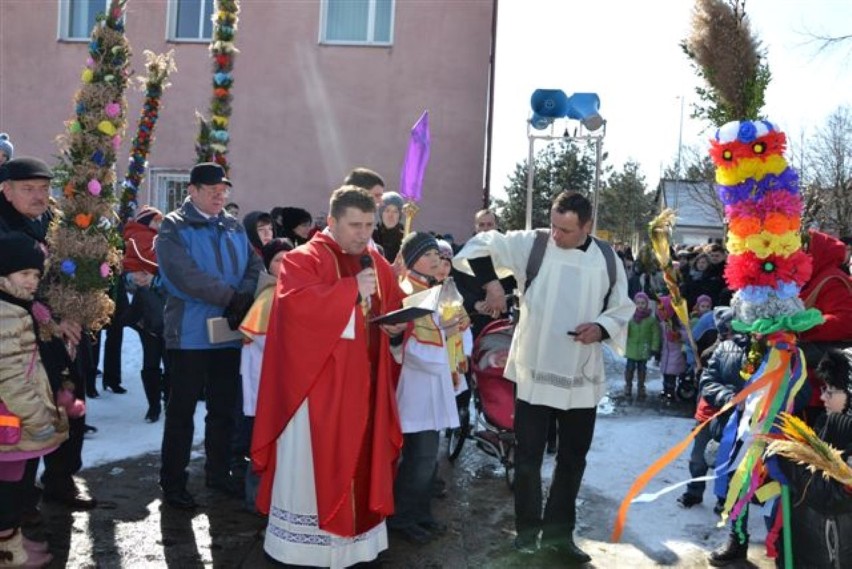 Niedziela Palmowa z osiołkiem w parafii pw. Najświętszego Serca Pana Jezusa w Stegnie [ZDJĘCIA]