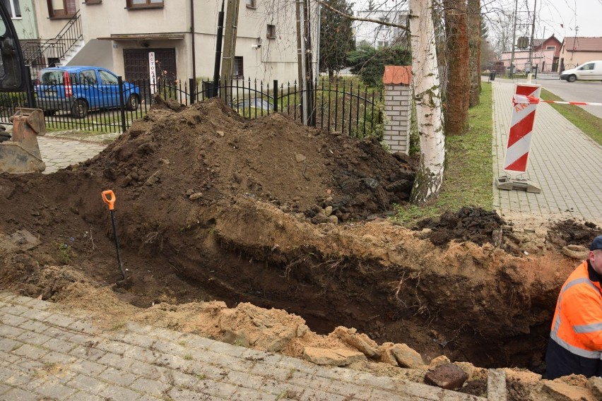 Nowy Dwór Gdański. Rozpoczęła się przebudowa ul. Bursztynowej [ZDJĘCIA]