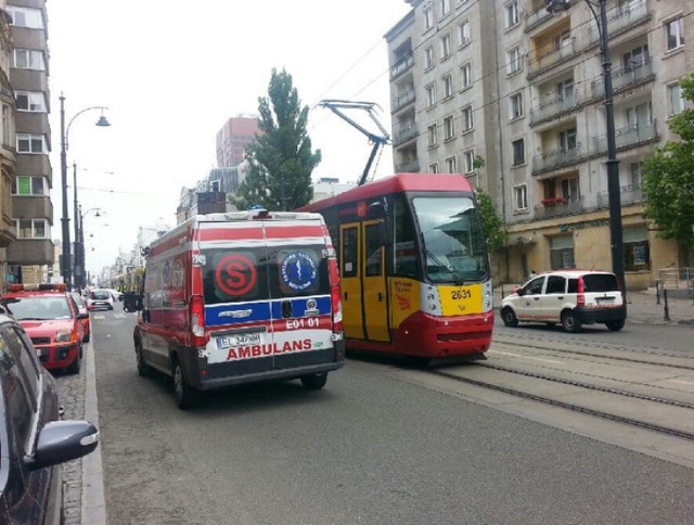 Tramwaje zderzyły się przed ul. Żwirki.