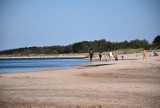 Plaża nad Bałtykiem w Darłowie jest bardzo piękna. Odwiedziliśmy ją. Zdjęcia. 