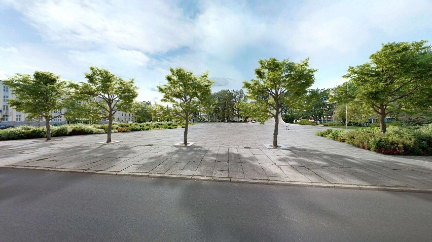 Częstochowa. Plac Pamięci Narodowej stanie się bardziej zielony. Miasto przedstawiło projekt