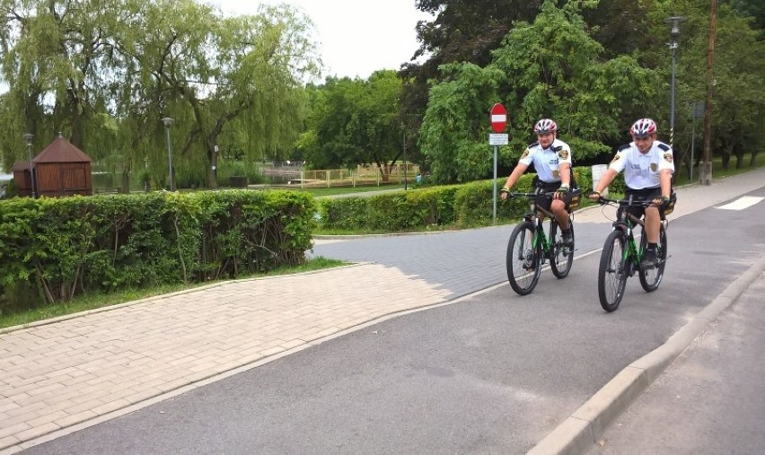 Rowerowe patrole straży miejskiej