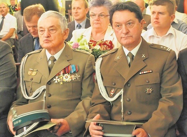 Od lewej: płk Stanisław Sajewski i ppłk Wojciech Jerzakowski