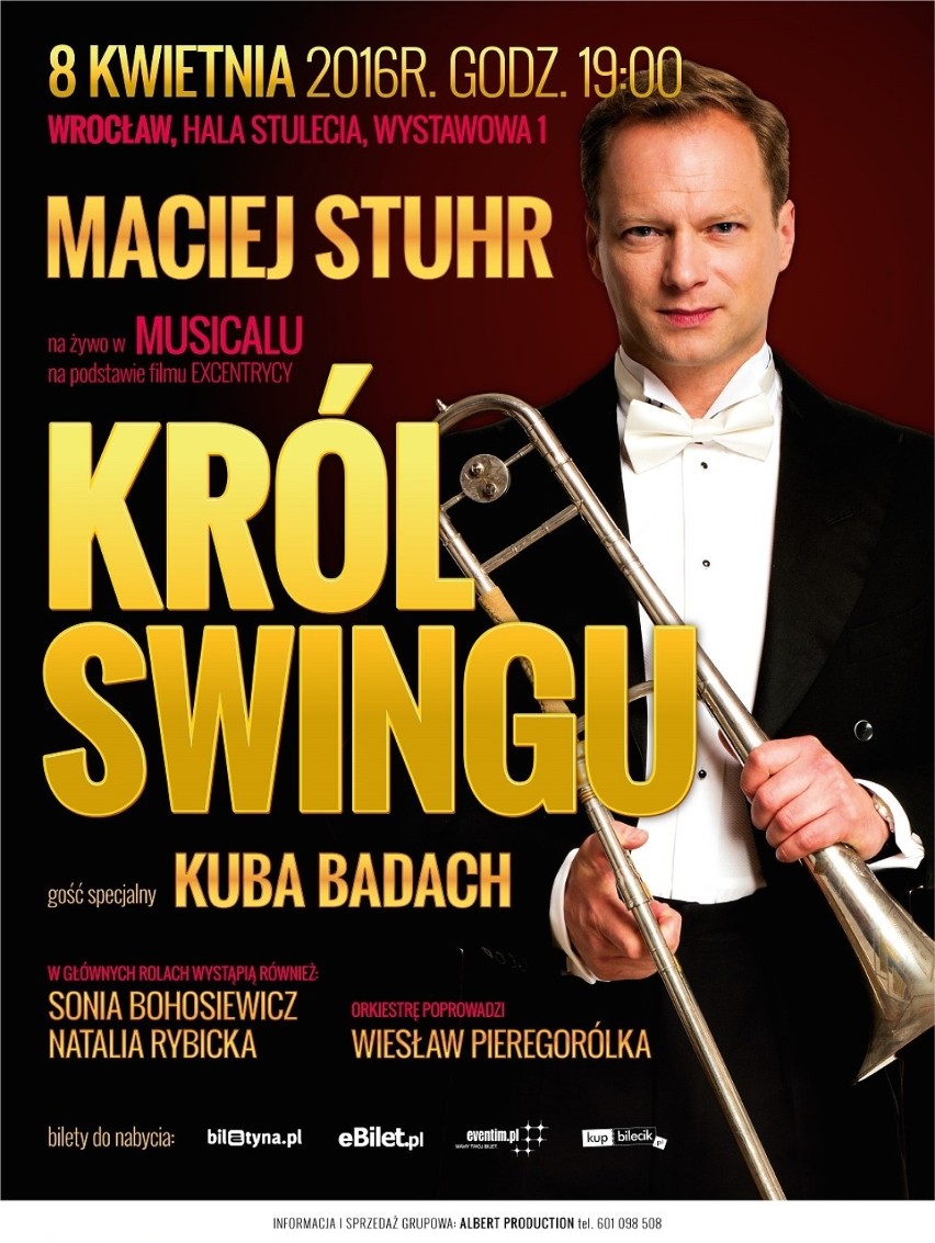 Maciej Stuhr i Kuba Badach razem w musicalu "Król swingu"