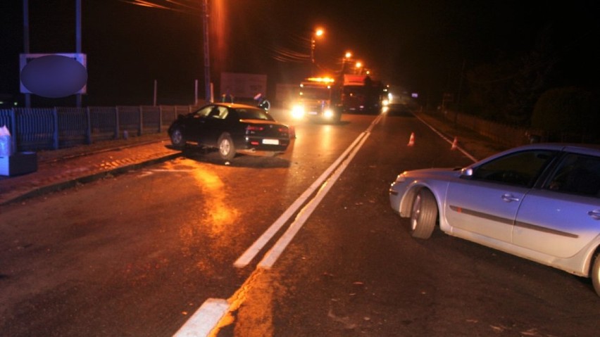 Wypadek w Tarnowskich Górach. Pijany 30-latek miał blisko 2,7 promila alkoholu! 40-latek trafił do szpitala.